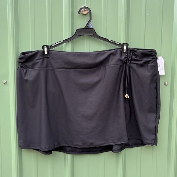 Women's Plus Side Tie Swim Skirt, Size 3X - Picture 1 of 6